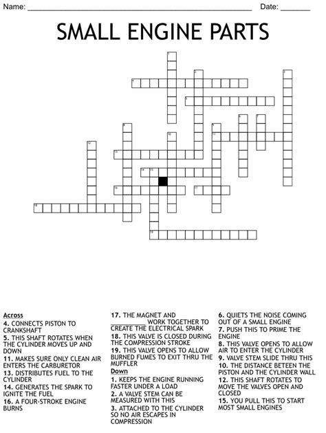 In an effort to arrive at the correct answer, we have thoroughly scrutinized each option and taken into account all relevant information that could provide us with a clue as to which solution is the most accurate. . Engine wheel crossword